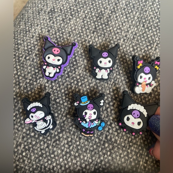 Kuromi Croc charms (6ct) - Picture 1 of 4